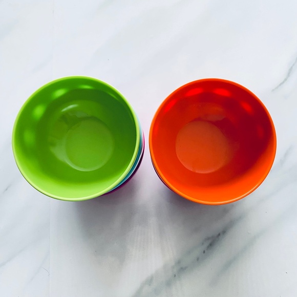 Colour Fun Melamine Ice Cream Bowl - Set of 6 (Multi Colour) - Picture 2 of 3